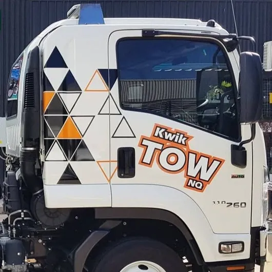 Kwiktow NQ tow truck on the road in Townsville